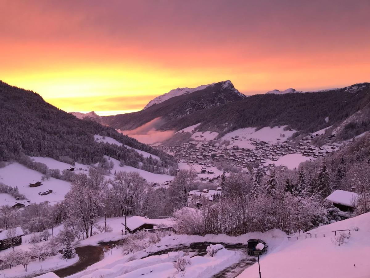 Appartamento La marmotte qui papote Le Grand-Bornand Esterno foto